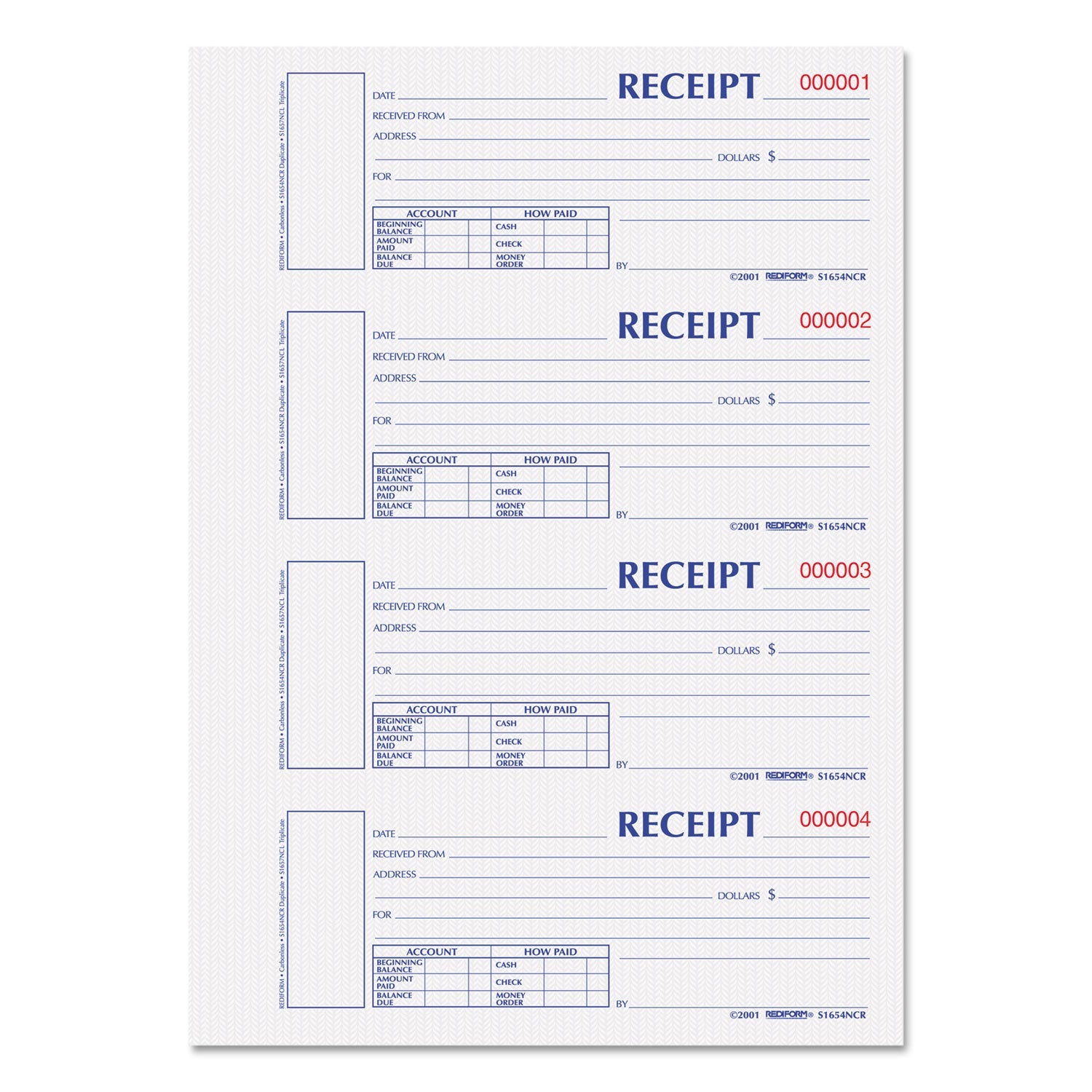 rediform-r-durable-hardcover-numbered-money-receipt-book-two-part-carbonless-6-88-x-2-75-4-forms-sheet-300-forms-total-reds1654ncr_1